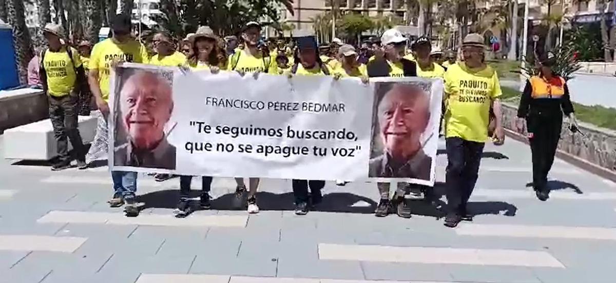 Concentración en apoyo por la búsqueda del desaparecido