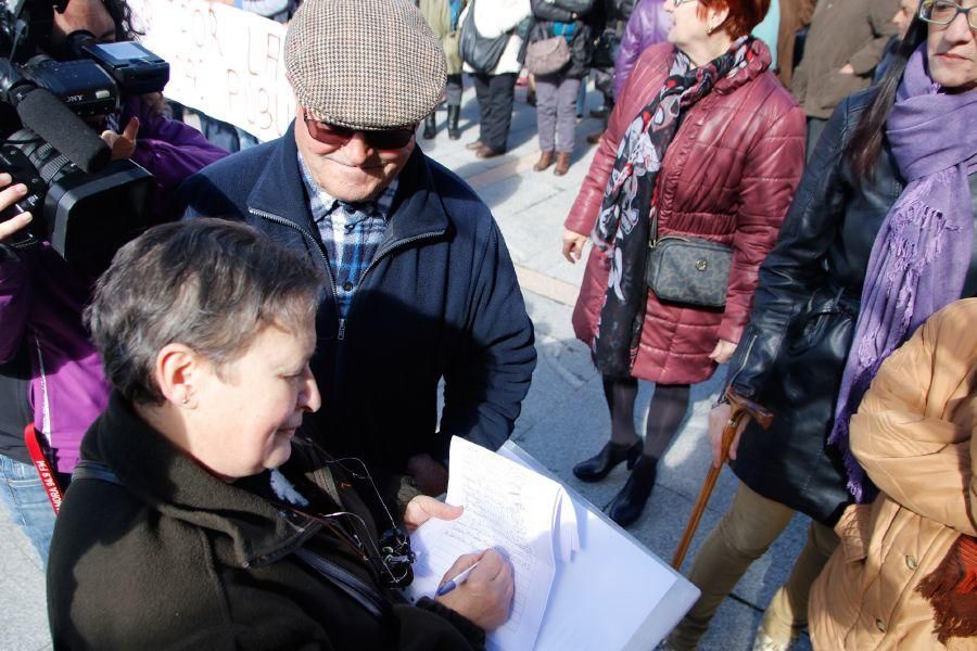 Manifestación en Bermillo por la sanidad