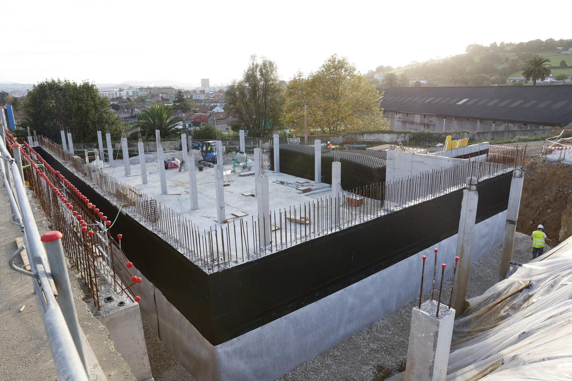 El avance de la amplación del Hospital de Jove, en imágenes