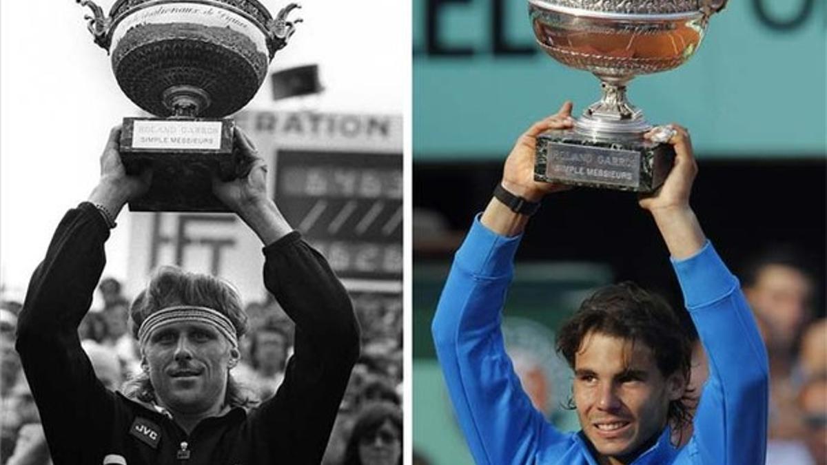 Bjorg y Nadal, dos mitos de Ronald Garros
