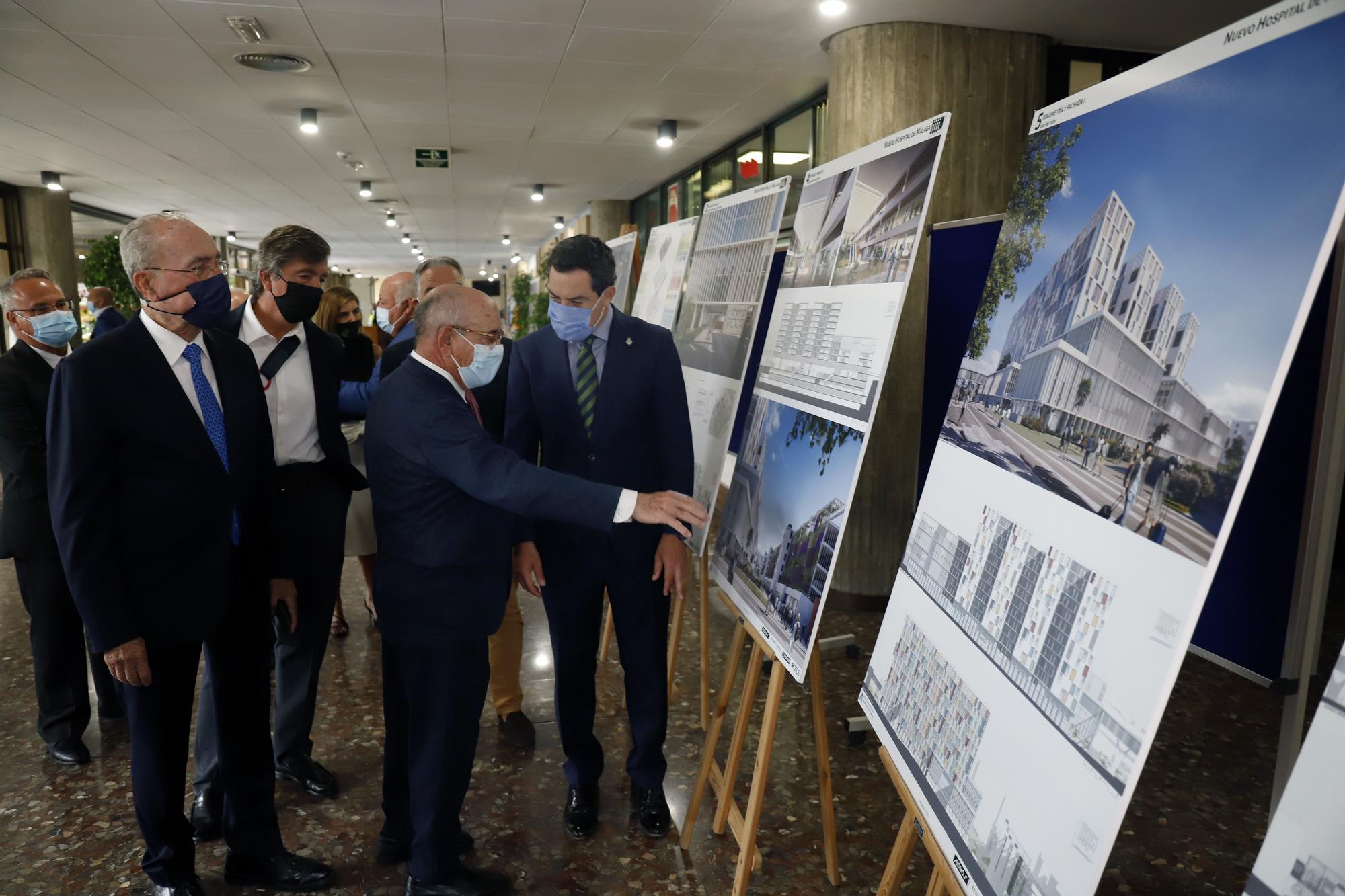 Presentación del anteproyecto del tercer hospital de Málaga.