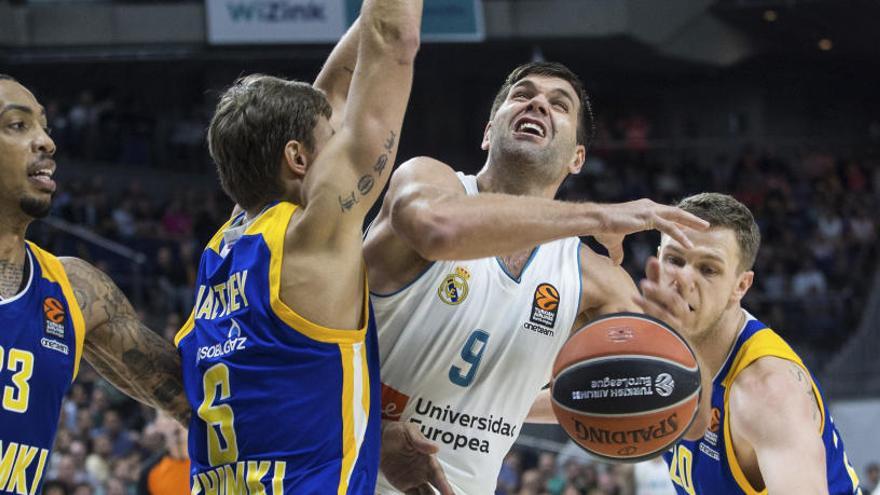 El Real Madrid conoce la derrota ante el Khimki