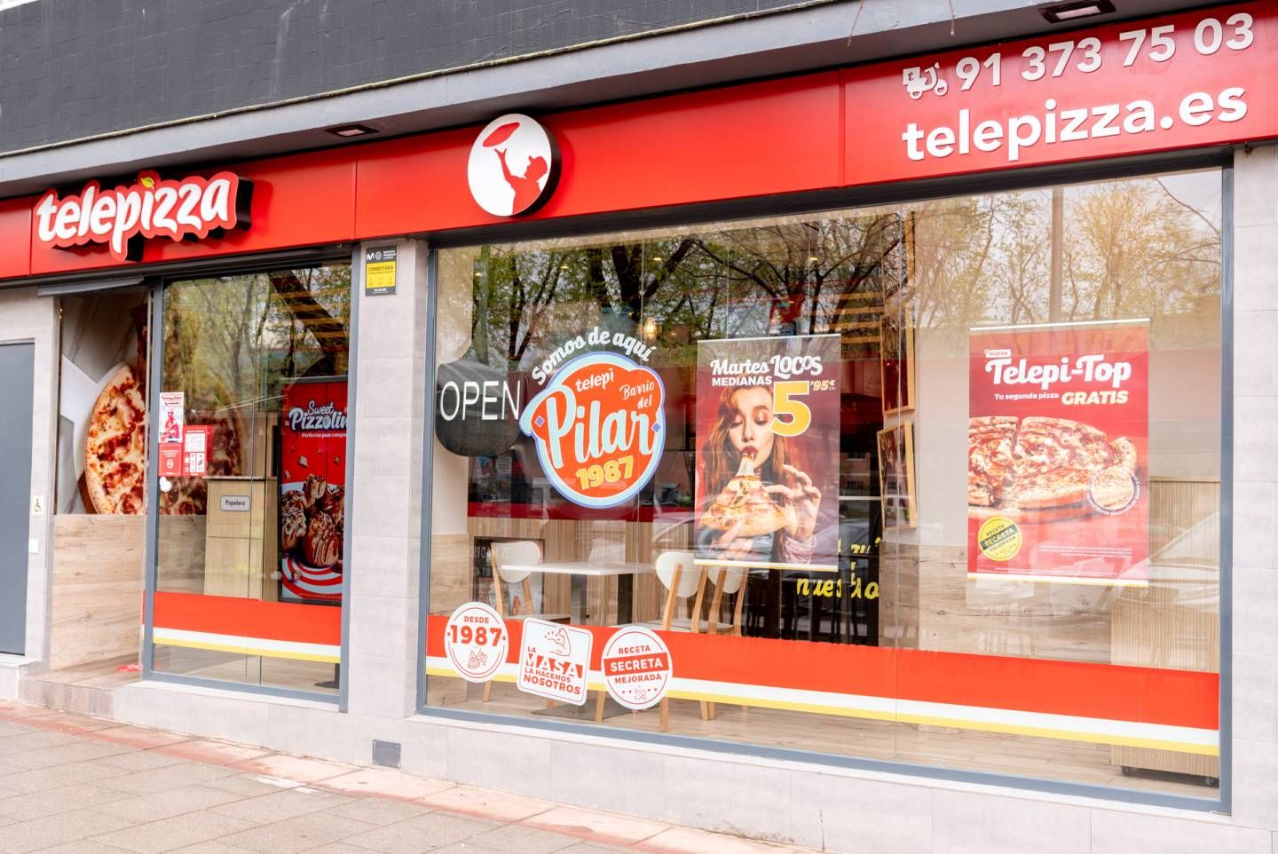 Una tienda de Telepizza