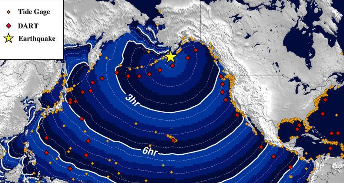 Alerta de tsunami després d’un fort terratrèmol a Alaska