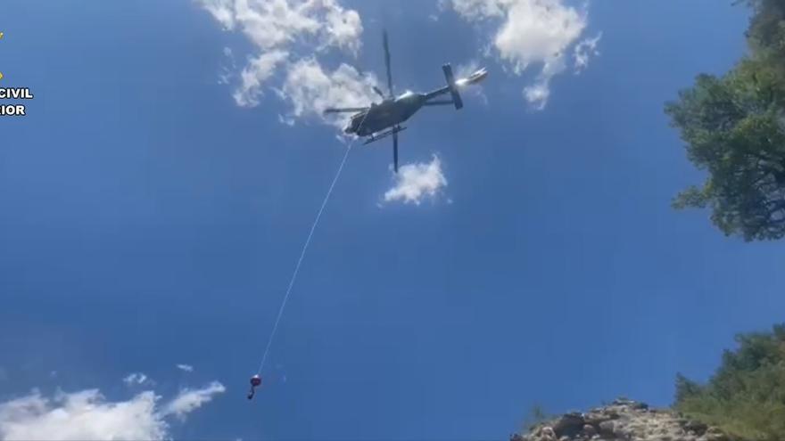 La Guardia Civil efectúa una decena de rescates en el Pirineo oscense durante este fin de semana