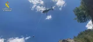 La Guardia Civil efectúa una decena de rescates en el Pirineo oscense durante este fin de semana