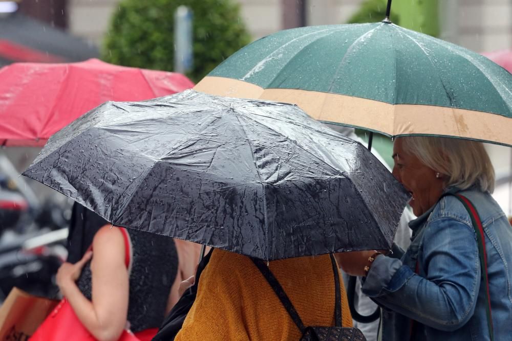 El tiempo en Vigo: el día de verano en el que llovió como si fuese invierno