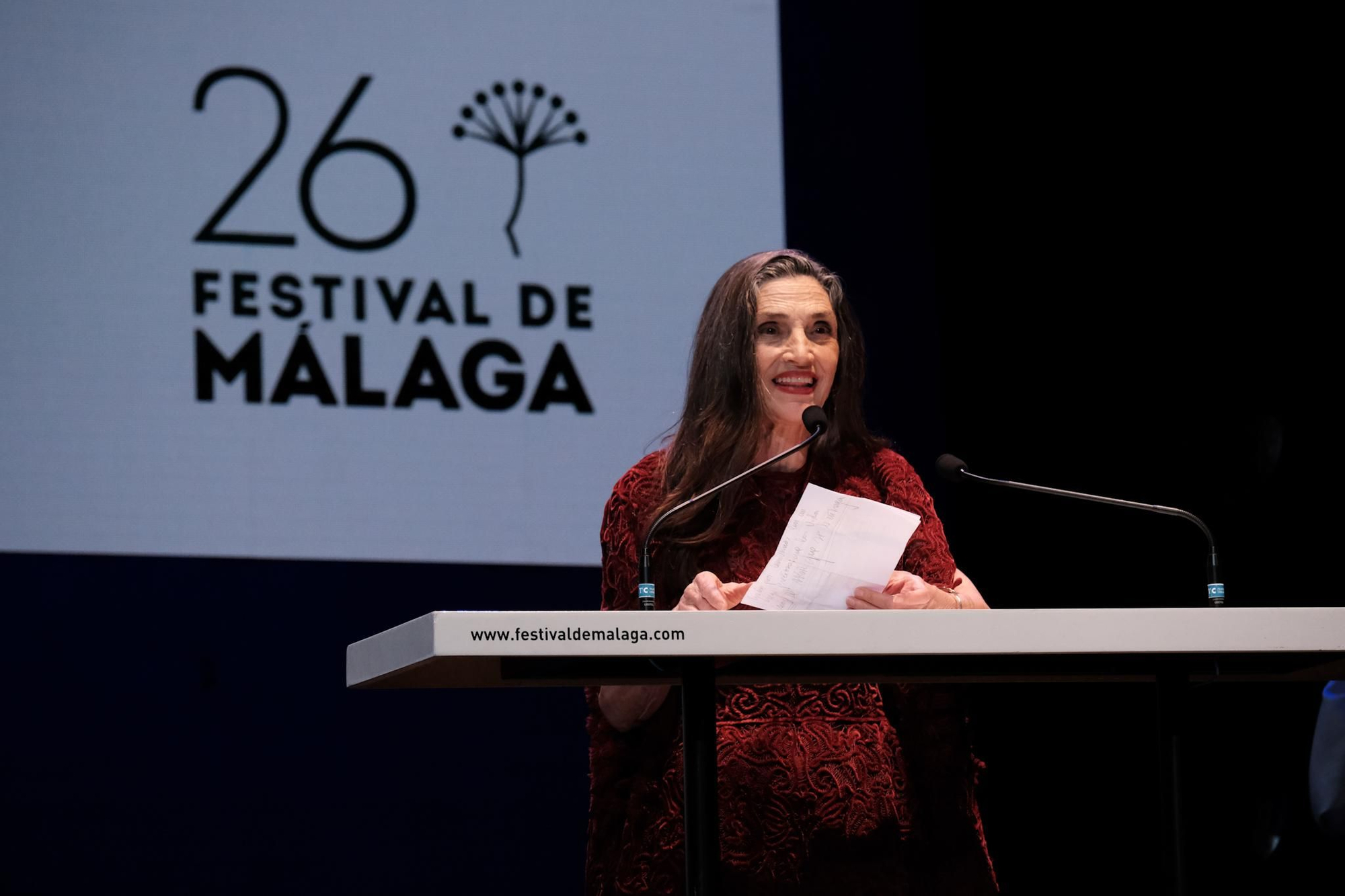 La directora Carla Simón recibió el Premio Málaga Talent-La Opinión de Málaga del Festival de Cine de Málaga 2023