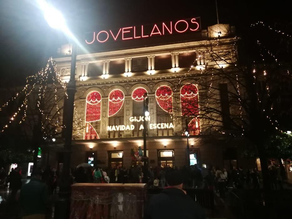 Luces de Navidad en Avilés