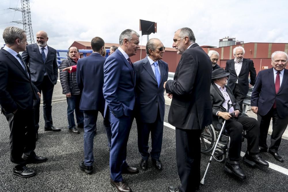 Inauguración del viaducto en homenaje a Daniel Alonso que da acceso al PEPA