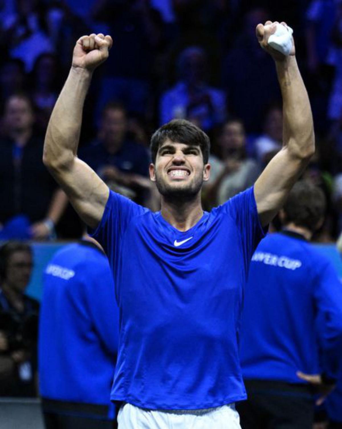 Un Alcaraz pletòric guanya Fritz i aconsegueix per a Europa la Copa Laver