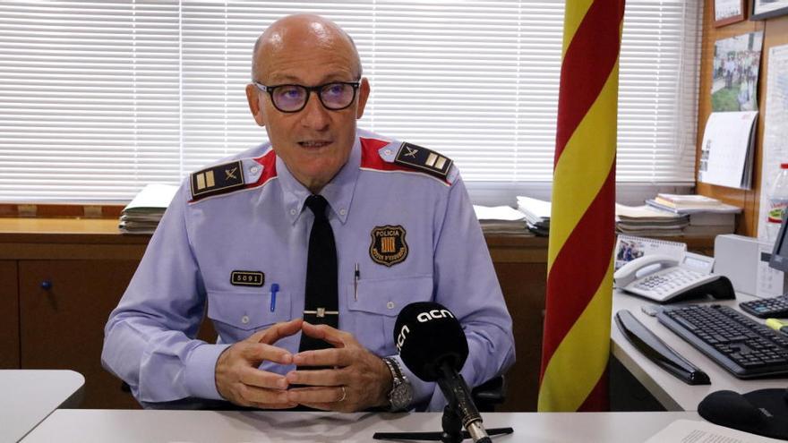 El cap de la Regió Policial de Girona, el comissari Josep Milan