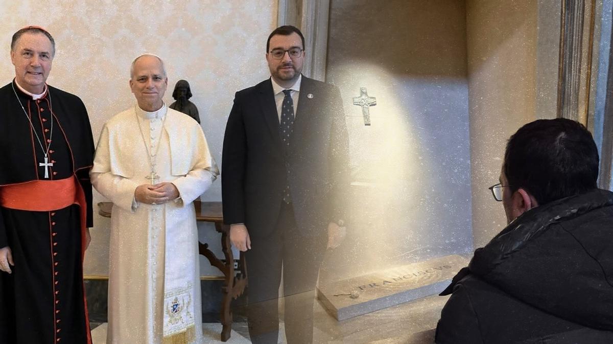 VÍDEO: Histórica audiencia del Papa León XIV con el Presidente del Principado, Adrián Barbón