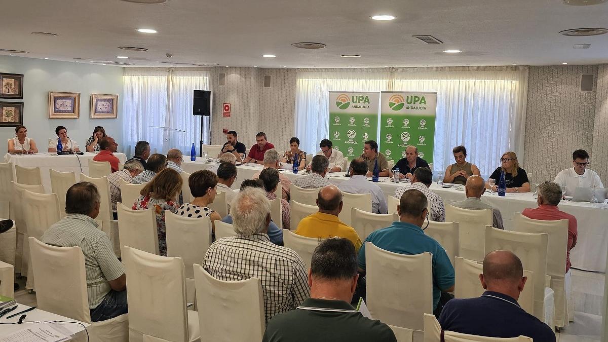 Un momento del comité de UPA reunido en Córdoba.