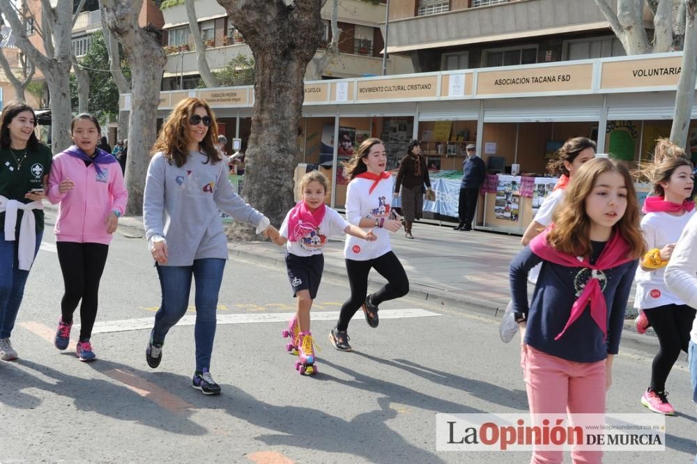 Marcha solidaria de Jesús-María por Haití