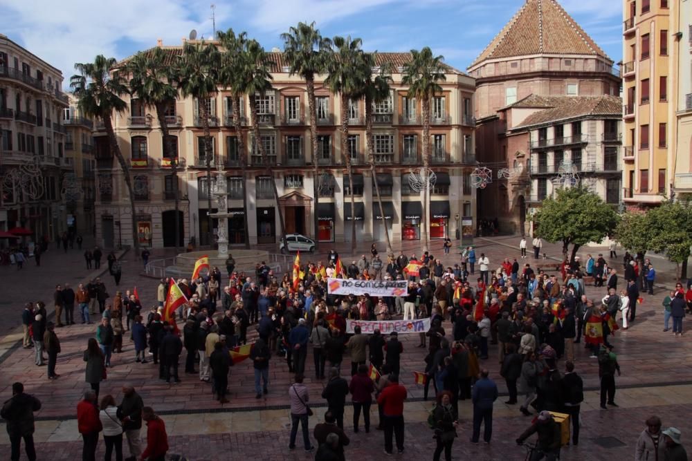 Concentración en Málaga por la unidad de España
