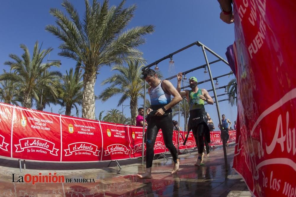 Salida del Triatlón Villa de Fuente Álamo