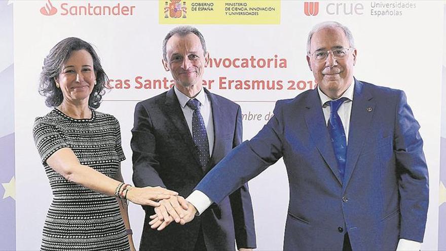 Banco Santander beca a 5.000 universitarios para que cursen estudios en la Unión Europea