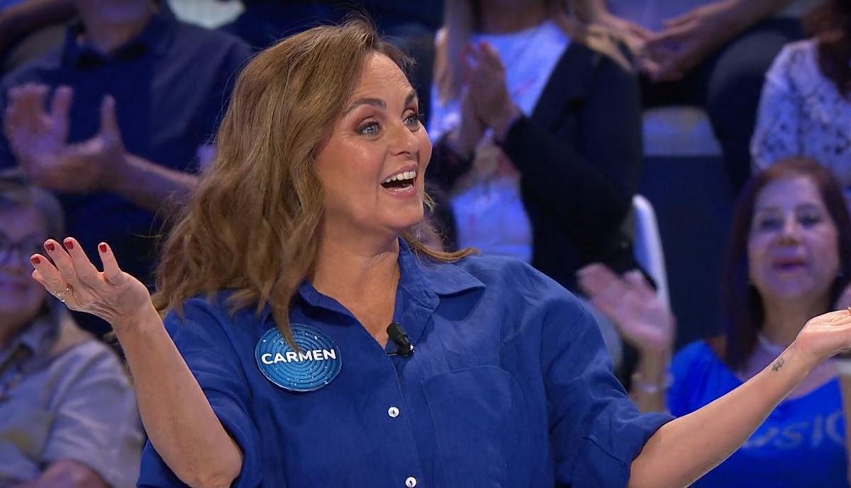 Carmen Rosales, soprendida con las palabras de Manu.