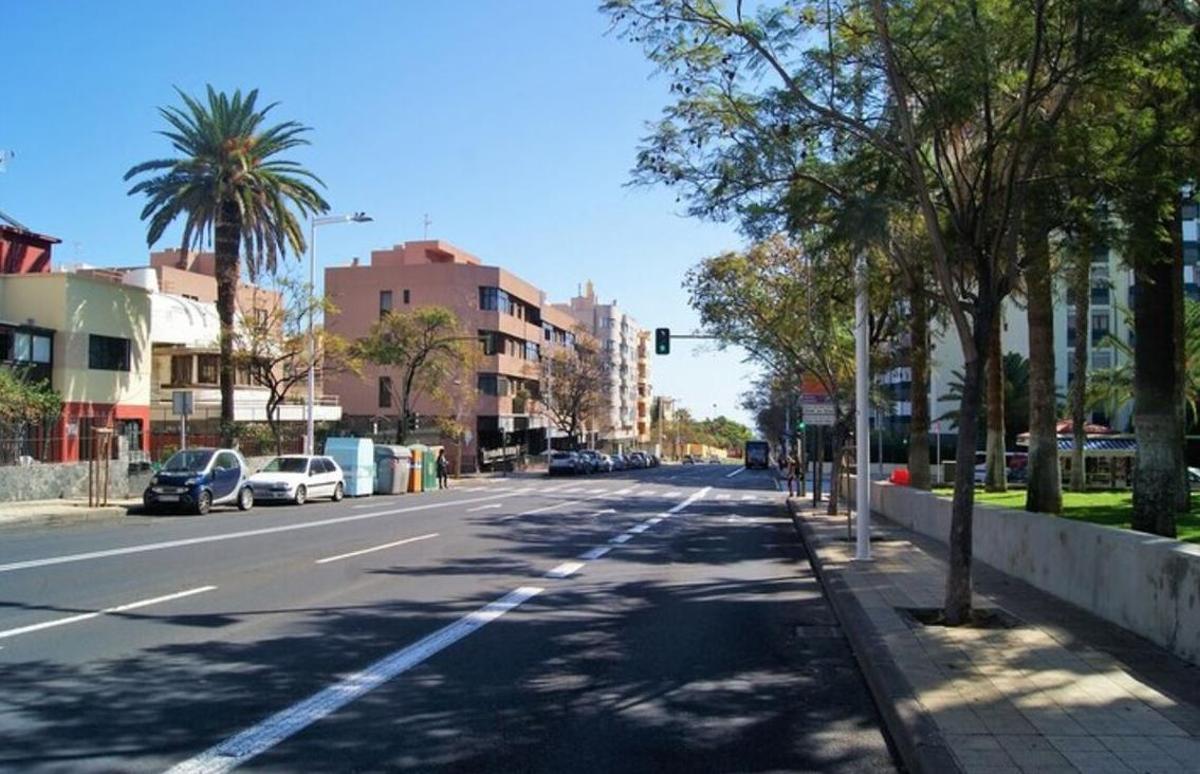 Avenida de Bélgica, en Santa Cruz.