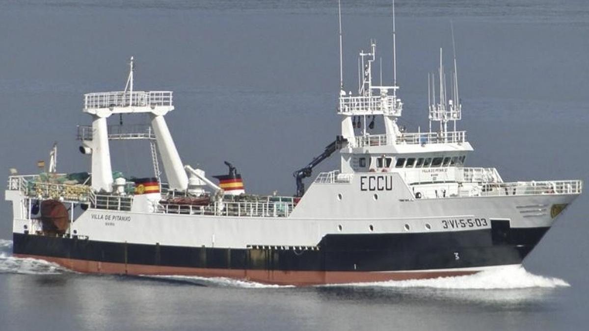 Das spanische Fischerboot &quot;Villa de Pitanxo&quot; ist vor der Küste Kanadas verunglückt.