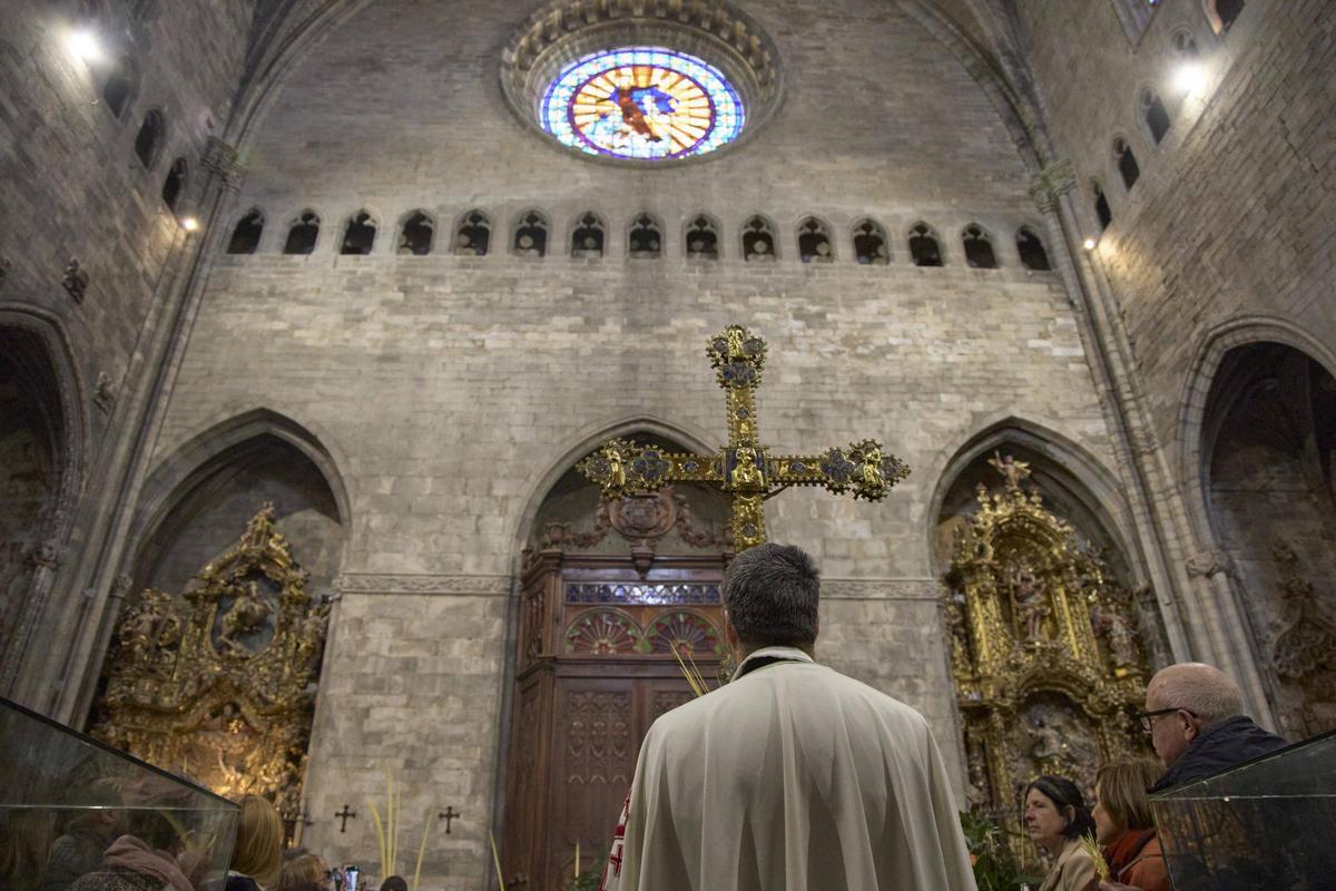 La benedicció de Rams a la Catedral de Girona en imatges La benedicció de Rams a la Catedral de Girona en imatges
