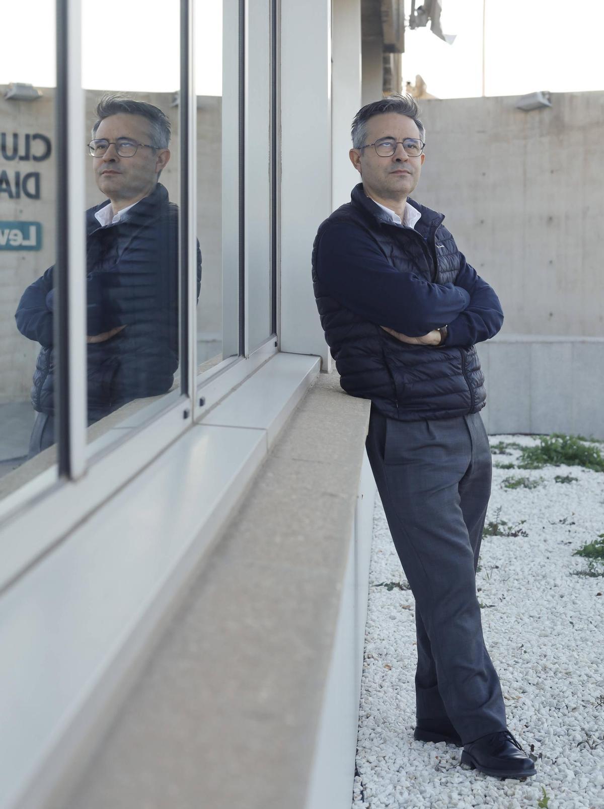 El director general de Industrias Ochoa, David Ochoa, en las instalaciones de Levante-EMV.