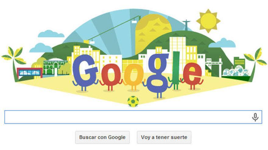 &#039;Doodle&#039; dedicado al Mundial de fútbol.