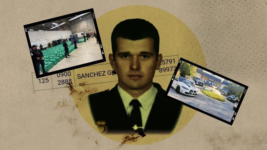 La vida loca de Óscar &#039;El Anodino&#039;, el jefe de policía detenido por narcotráfico: alijos, criptomonedas y VTC