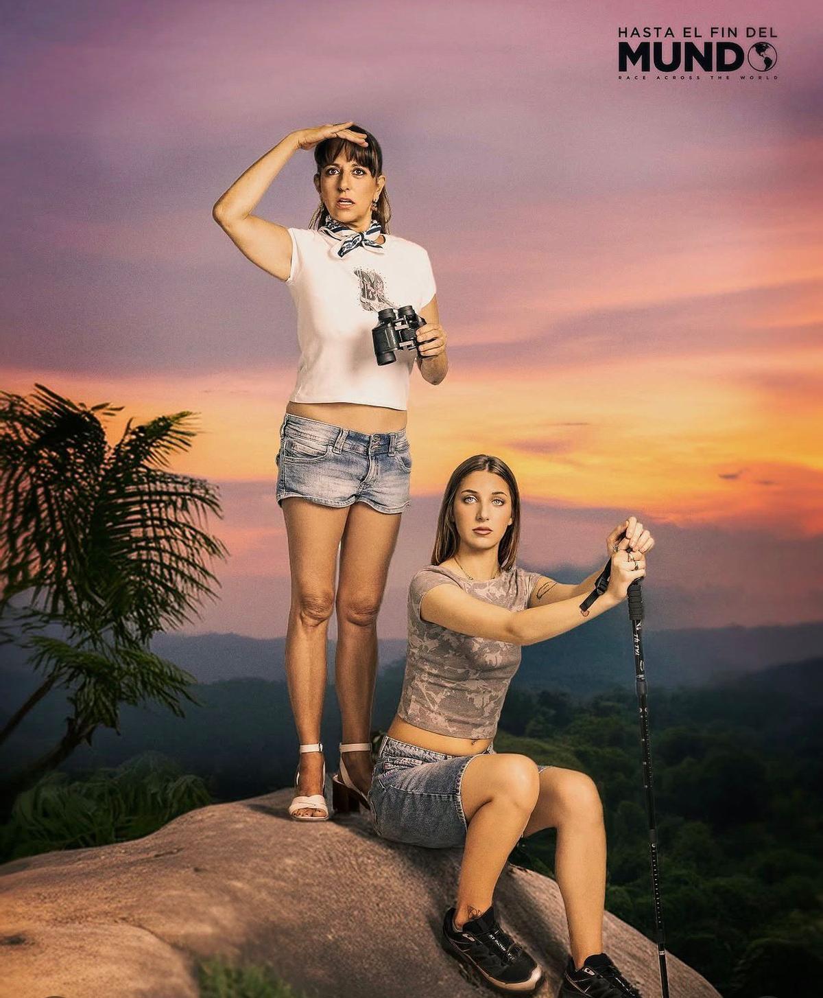 Yolanda Ramos y su sobrina Ainoa, en 'Hasta el fin del mundo'
