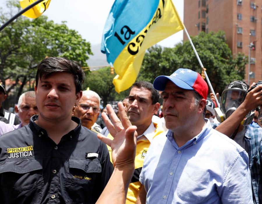 Incidentes en la marcha opositora en Venezuela