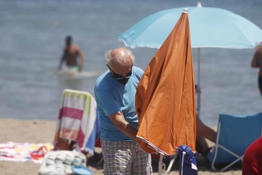 Mascarillas obligatorias en la playa