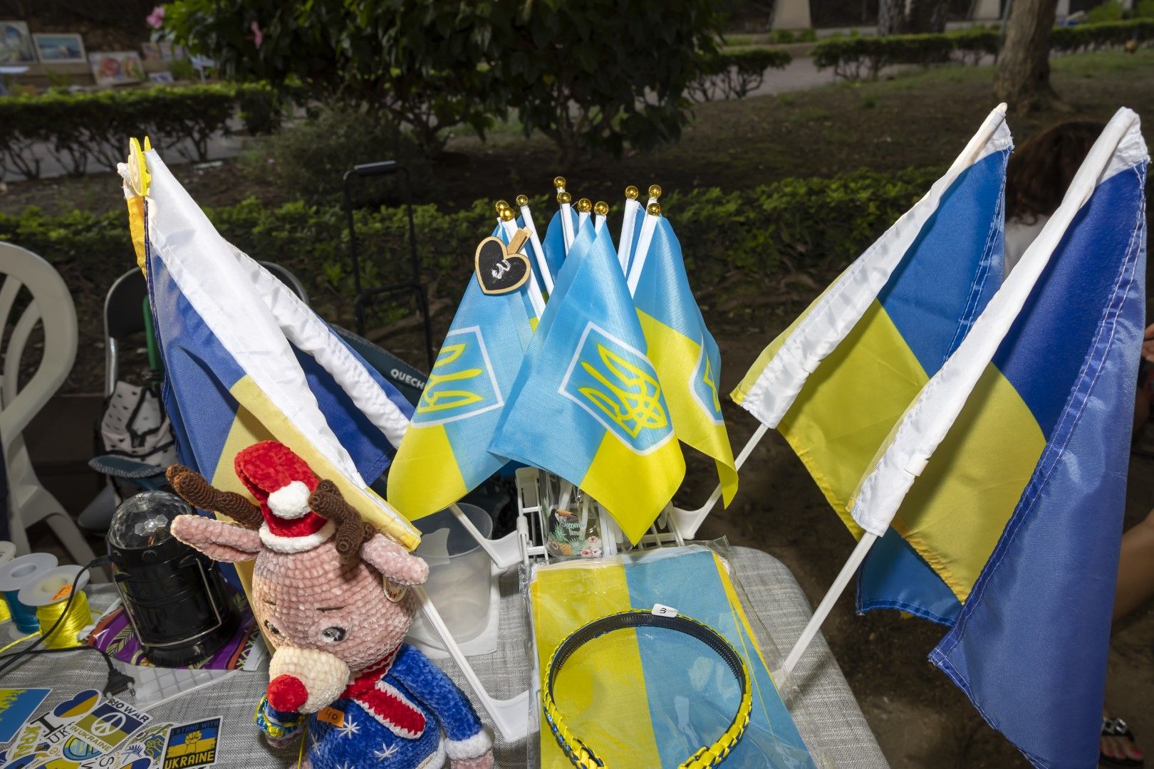 Celebración del aniversario de la independencia de Ucrania en las calles de Torrevieja y el Parque de las Naciones