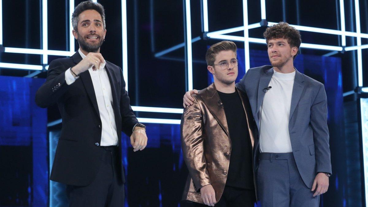 Roberto Leal junto a Gèrard y Jesús en 'OT 2020'