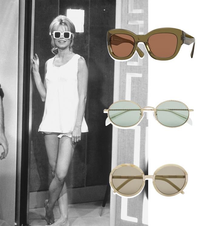 60's - Gafas redondas y rectangulares