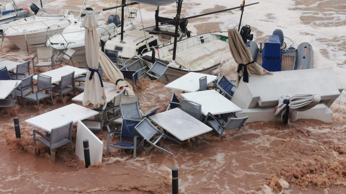 VÍDEO | Importantes inundaciones en Porto Cristo por la DANA