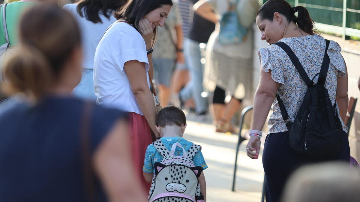 Vuelta al cole en el CEIP Constitució de Quart de Poblet.