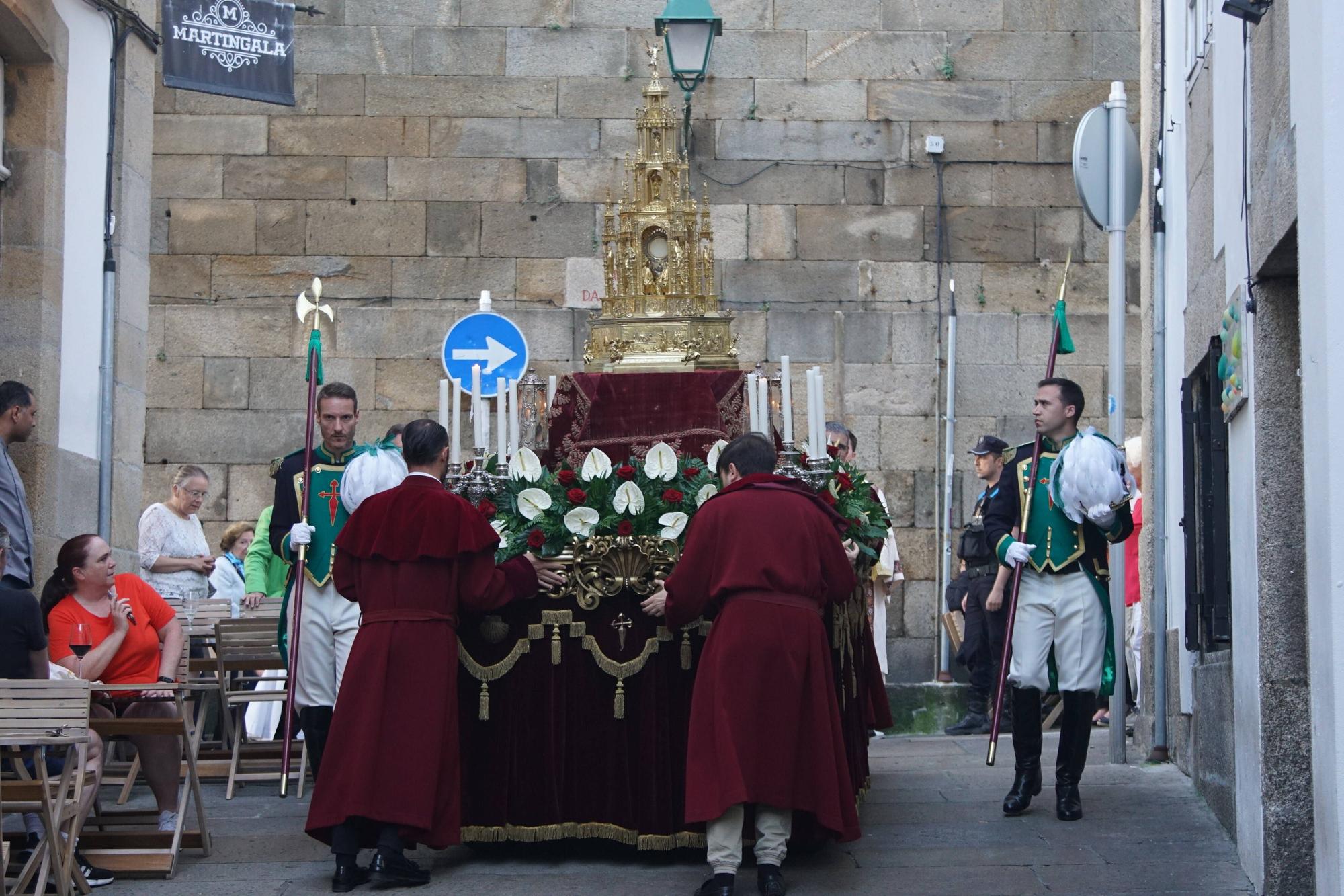 Así fue la procesión del Corpus Christi en Santiago de Compostela