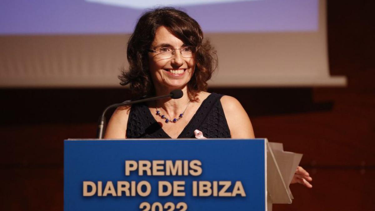 La directora de Diario de Ibiza, Cristina Martín, reconoció los méritos y la labor de todos los premiados.