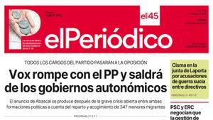 La portada del 12 de julio de 2024