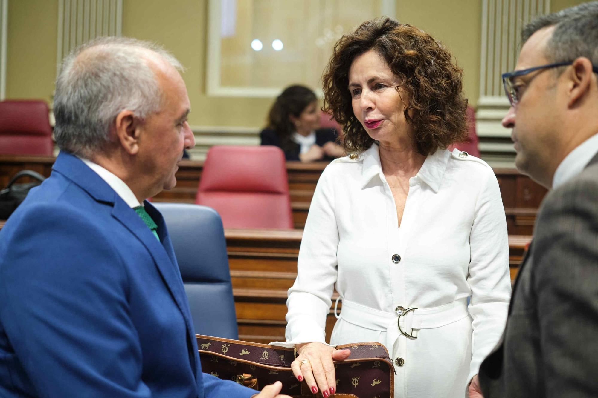 Sesión plenaria del Parlamento de Canarias.