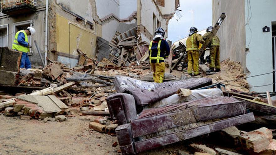 Derrumban la parte del edificio de Ourense que quedaba aún de pie