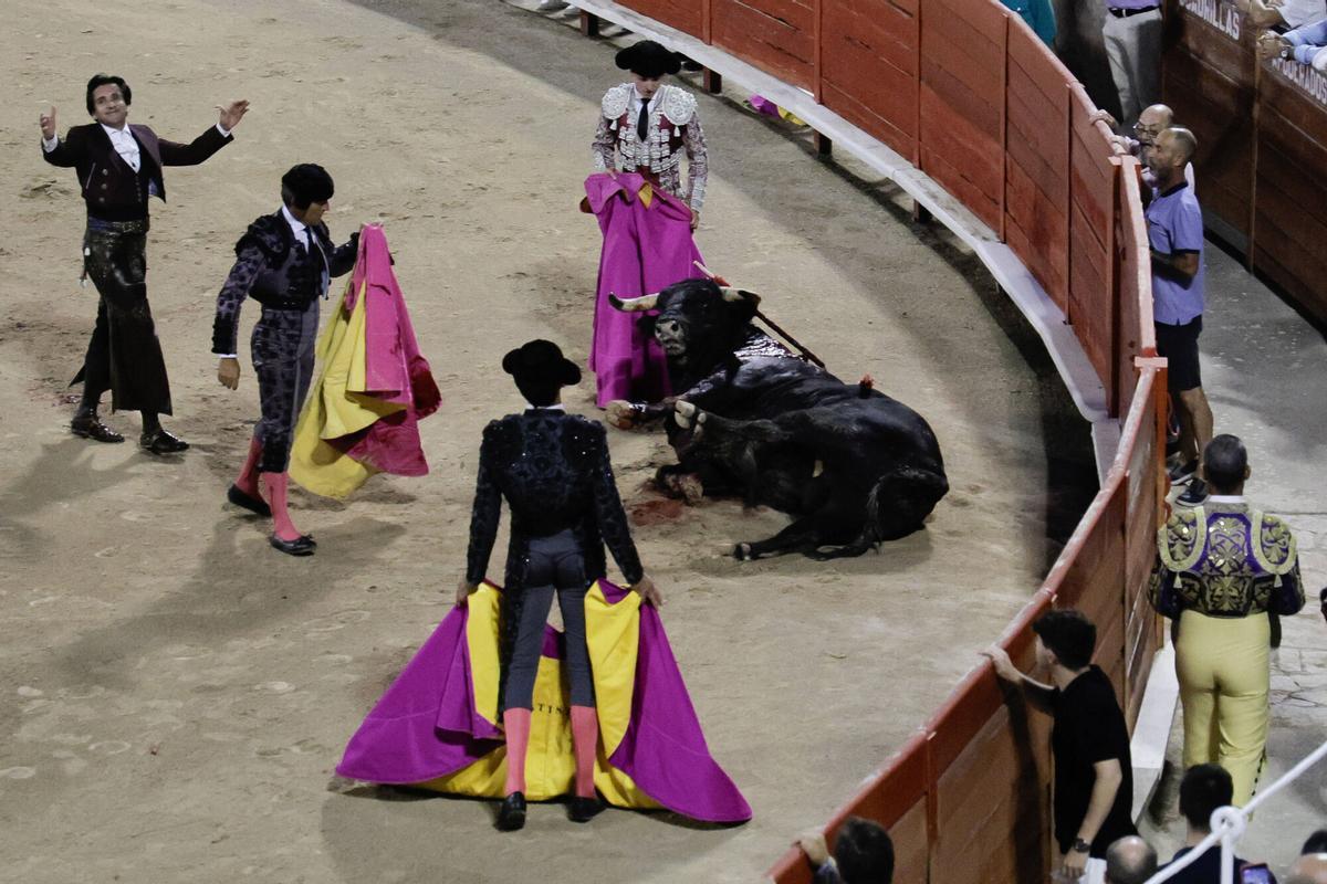 La corrida de toros celebrada el 30 de julio en el Coliseo de Palma.