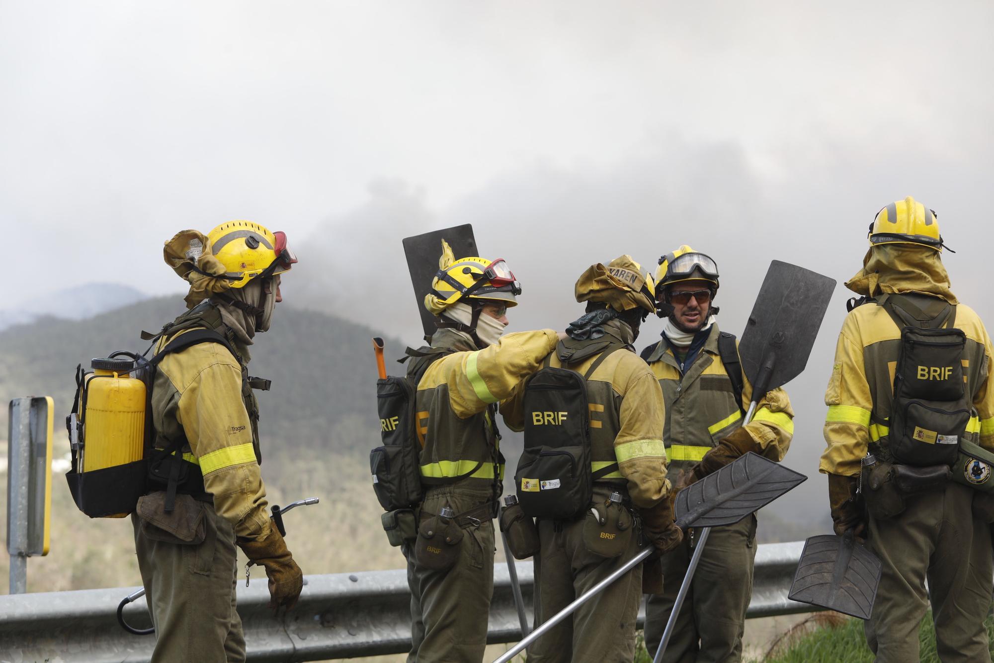 EN IMÁGENES: Gran oleada de incendios en Asturias