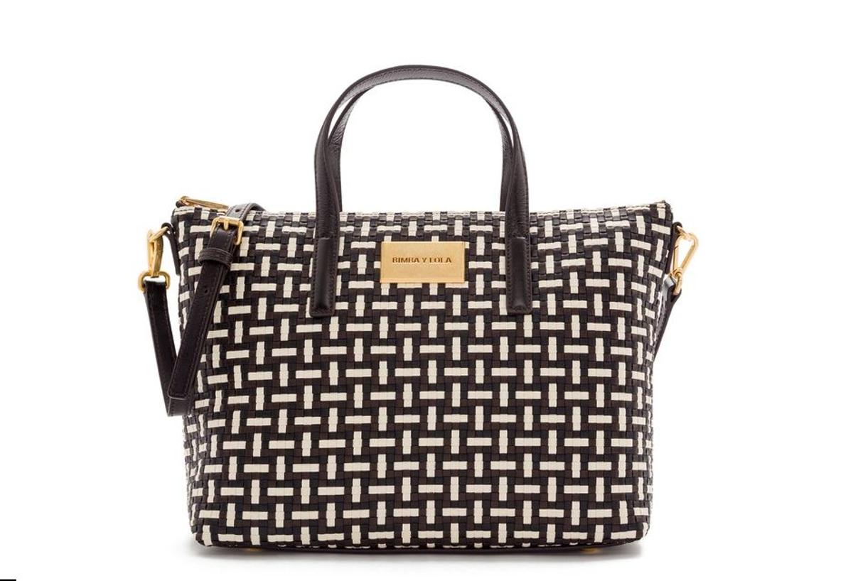 Bolso shopper mediano trenzado de Bimba y Lola