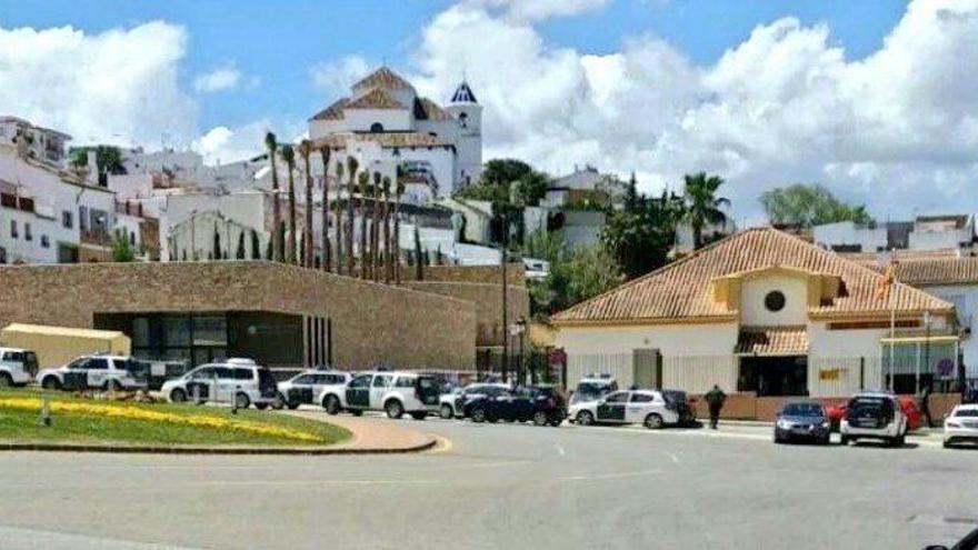 Operación de la Guardia Civil en Alhaurín el Grande.