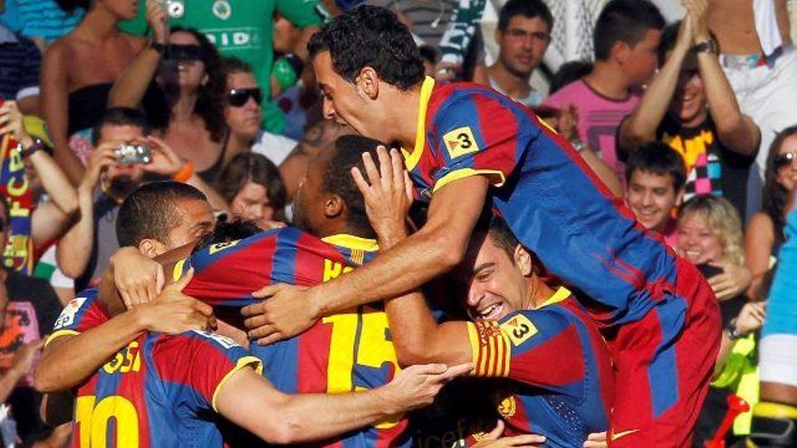 El Barça se pasea en El Sardinero con una goleada