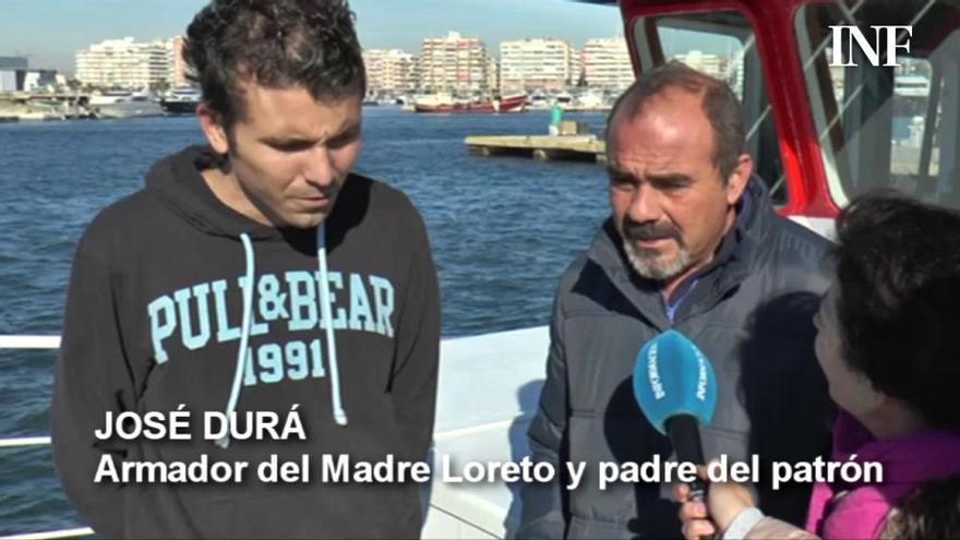 Pesquero Santa Pola: Pascual Durá y su padre narran las inclemencias del mar