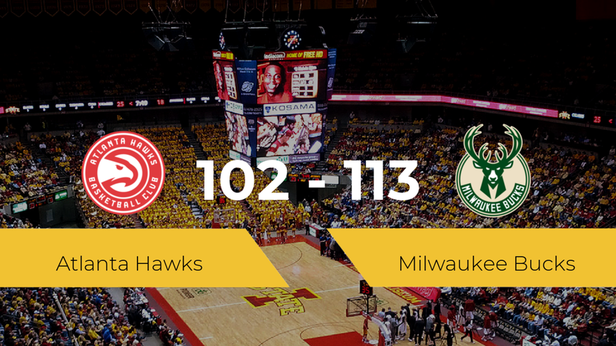 Milwaukee Bucks vence a Atlanta Hawks (102-113)