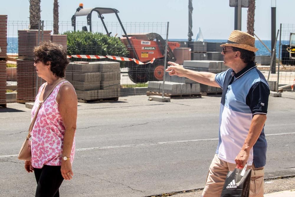 El aspecto de la renovación es similar a los paseos de Juan Aparicio y de la playa del Cura y ha costado un millón de euros